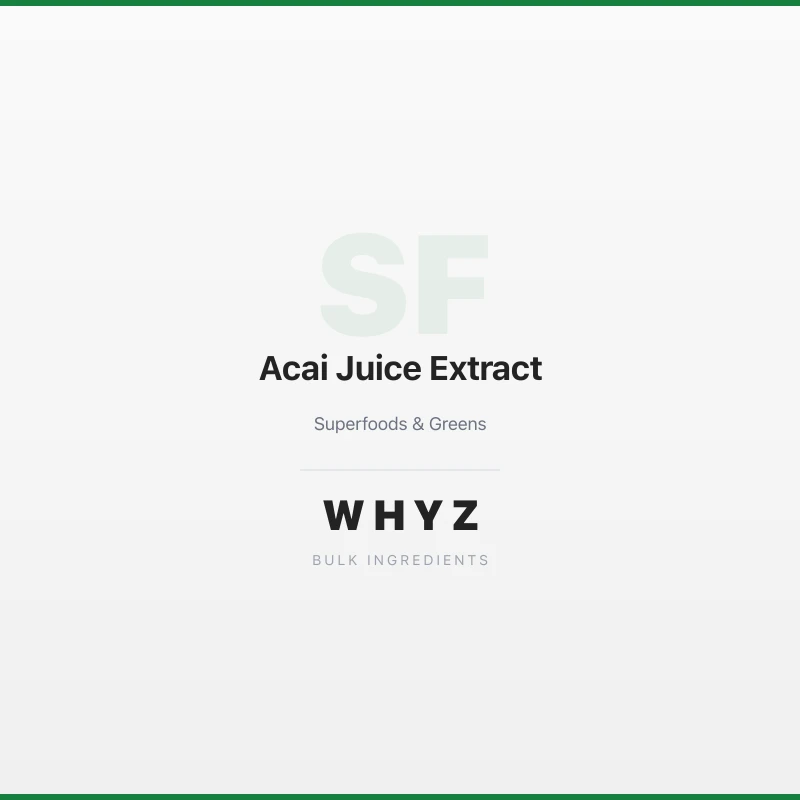 Acai Juice Extract bulk powder