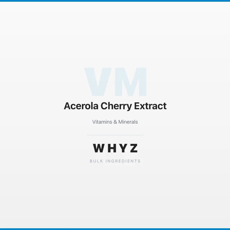 Acerola Cherry Extract bulk powder