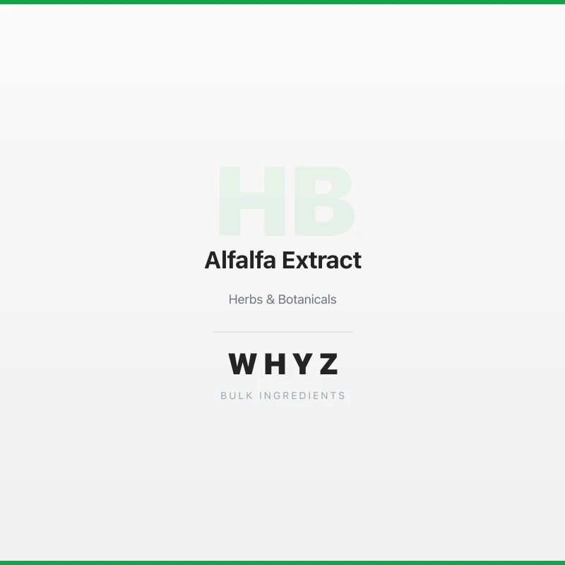 Alfalfa Extract bulk powder