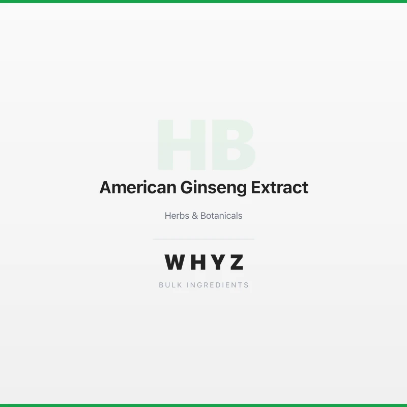 American Ginseng Extract bulk powder