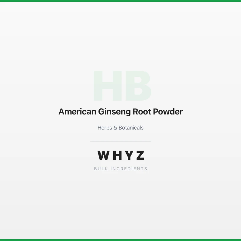 American Ginseng Root Powder bulk powder
