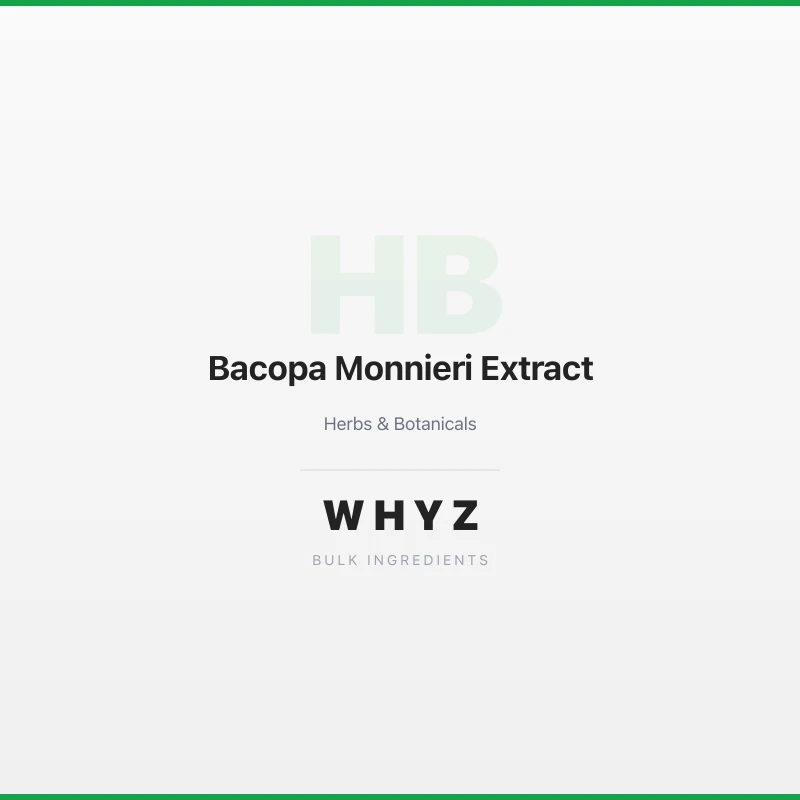 Bacopa Monnieri Extract bulk powder