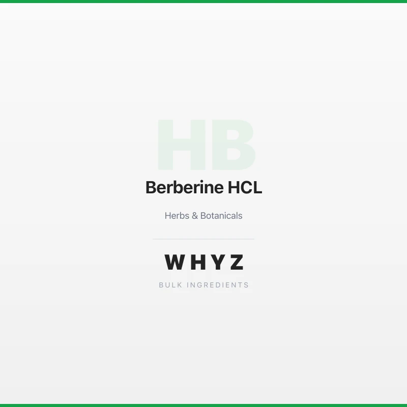 Berberine HCL bulk powder