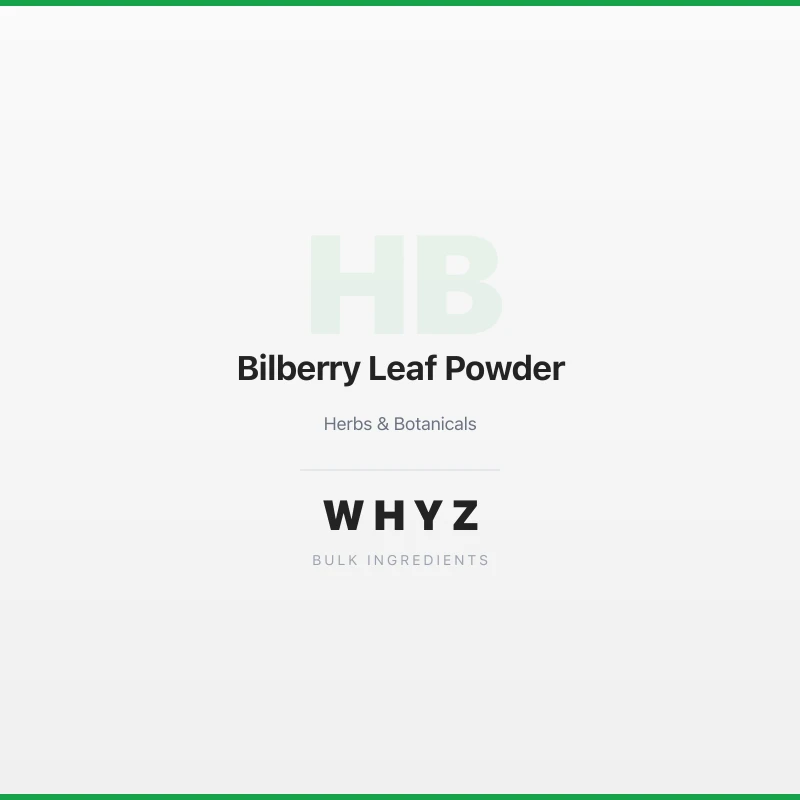Bilberry Leaf Powder bulk powder