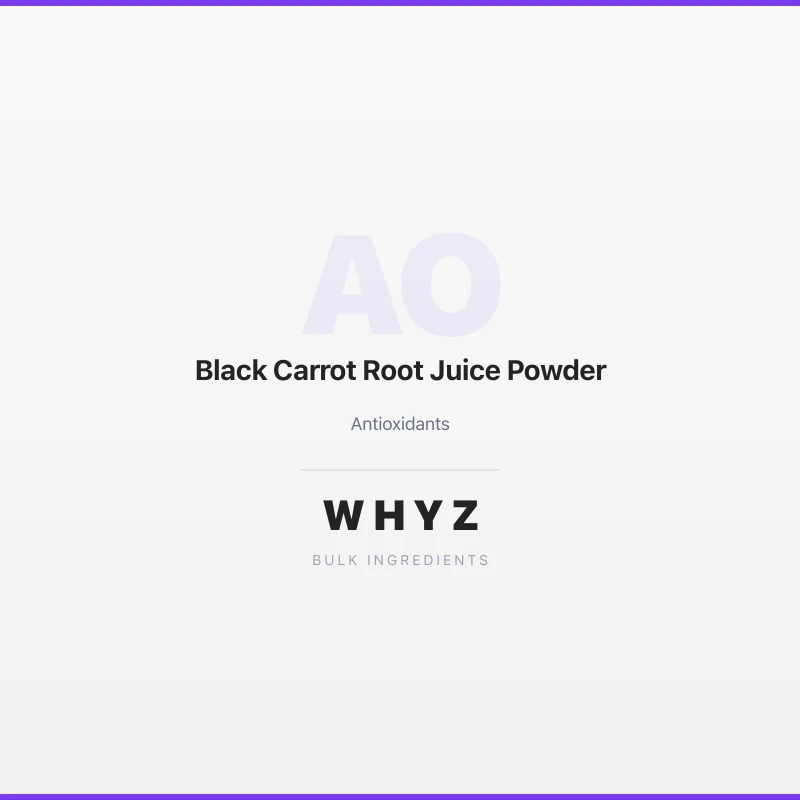 Black Carrot Root Juice Powder bulk powder