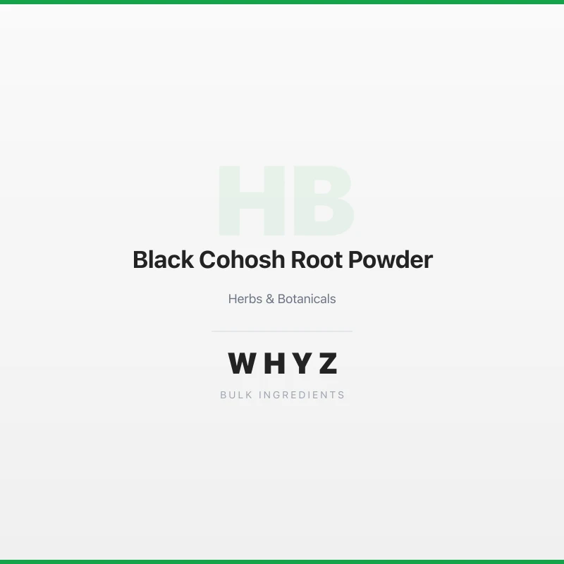 Black Cohosh Root Powder bulk powder