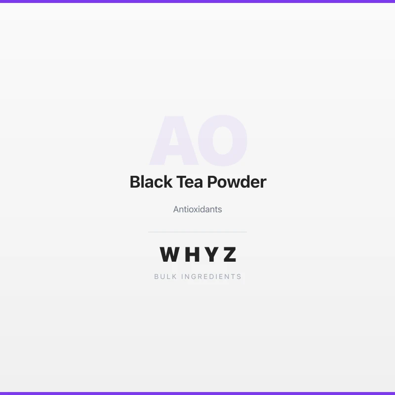 Black Tea Powder bulk powder