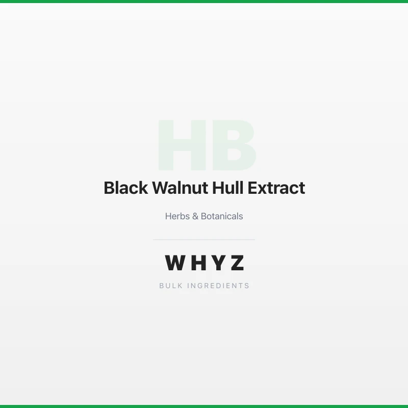 Black Walnut Hull Extract bulk powder