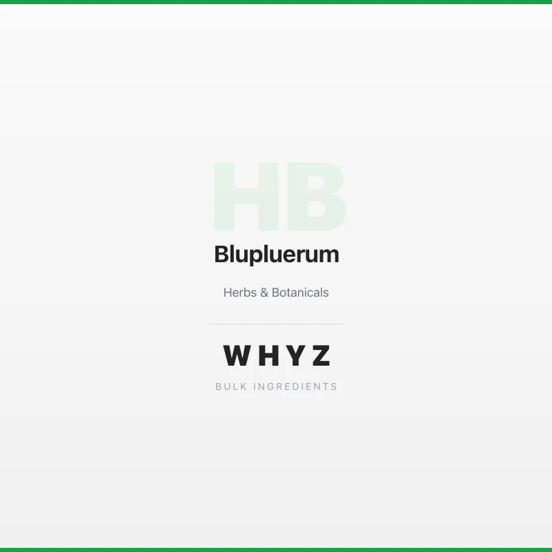 Blupluerum bulk powder