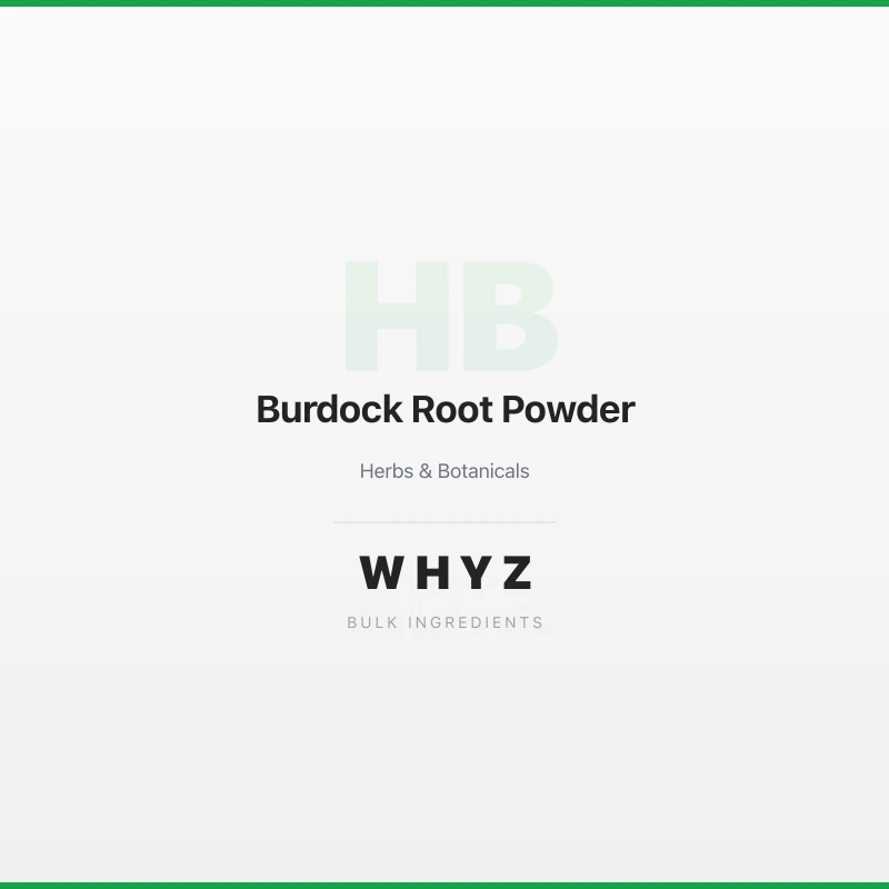 Burdock Root Powder bulk powder