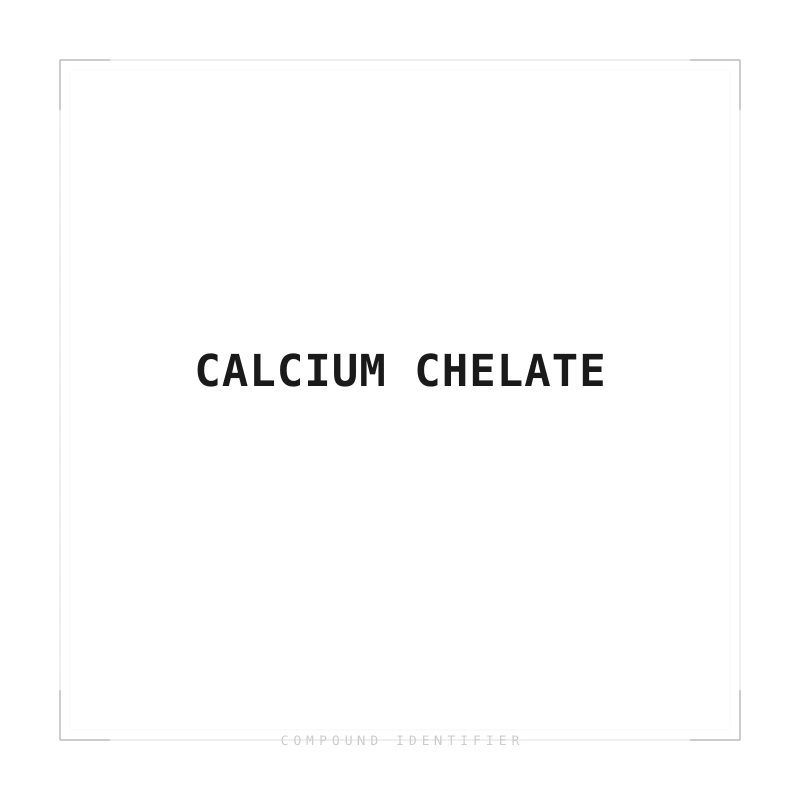 Calcium Chelate compound identifier