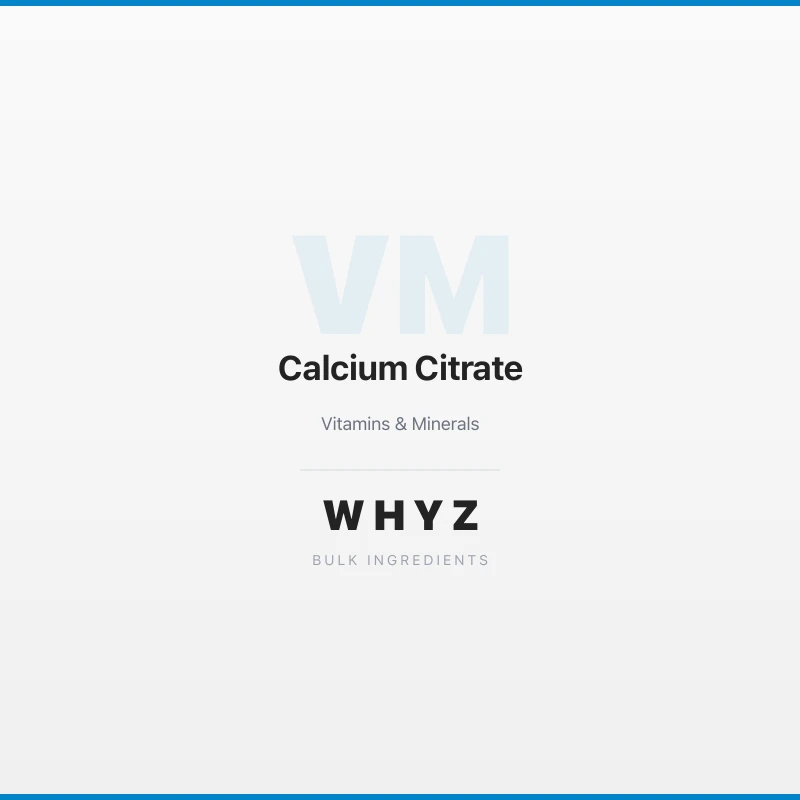 Calcium Citrate bulk powder