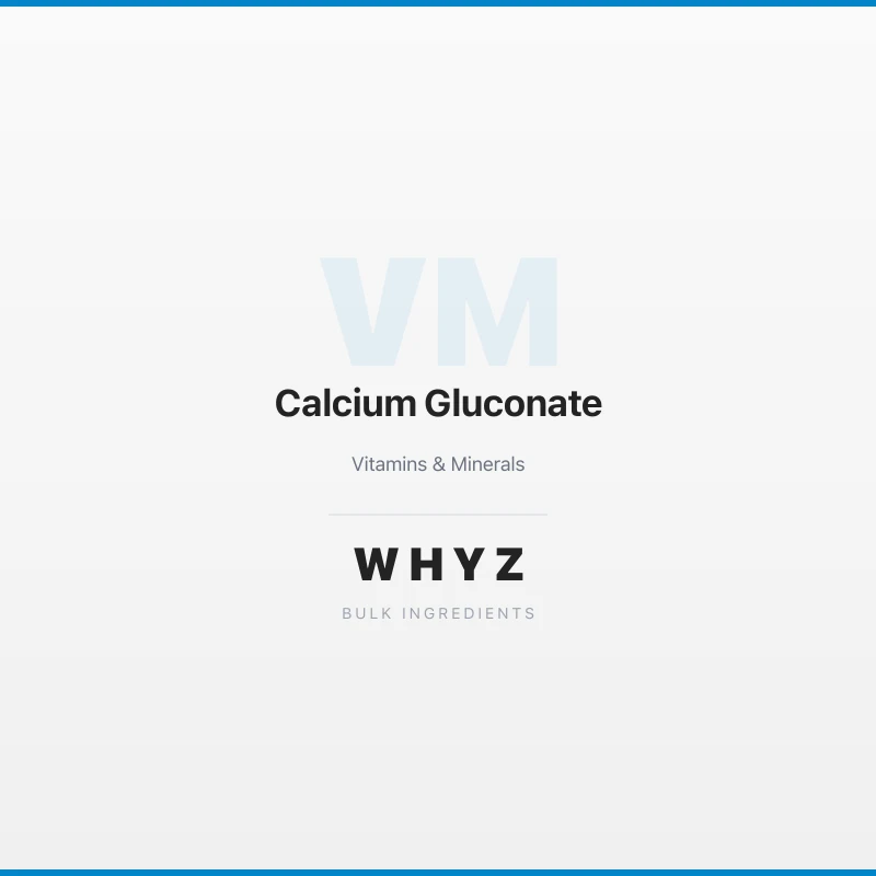 Calcium Gluconate bulk powder