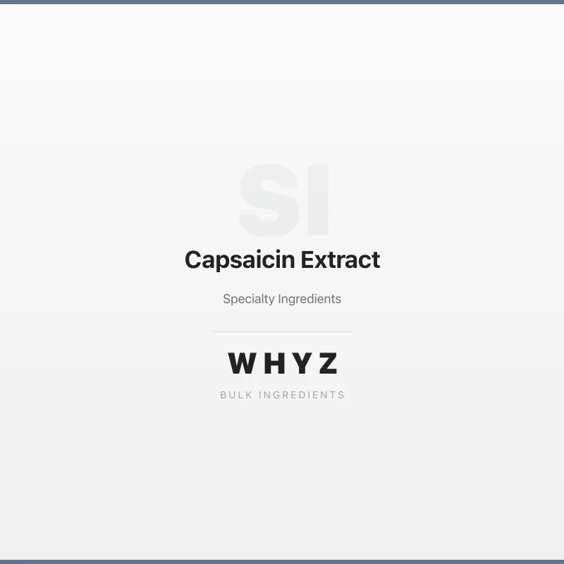 Capsaicin Extract bulk powder