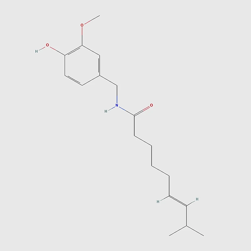 Capsaicin molecular structure