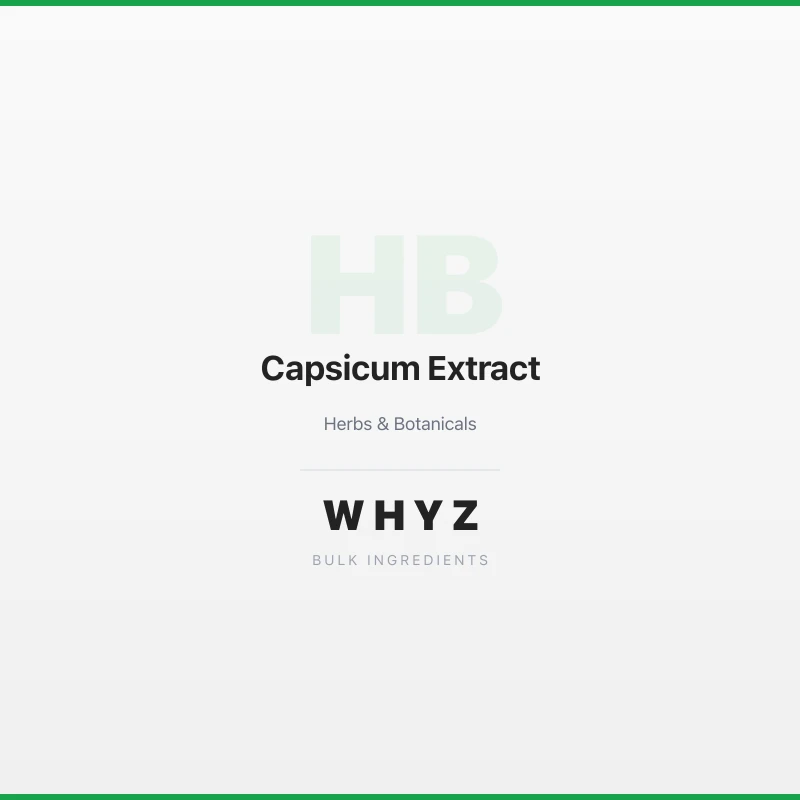 Capsicum Extract bulk powder