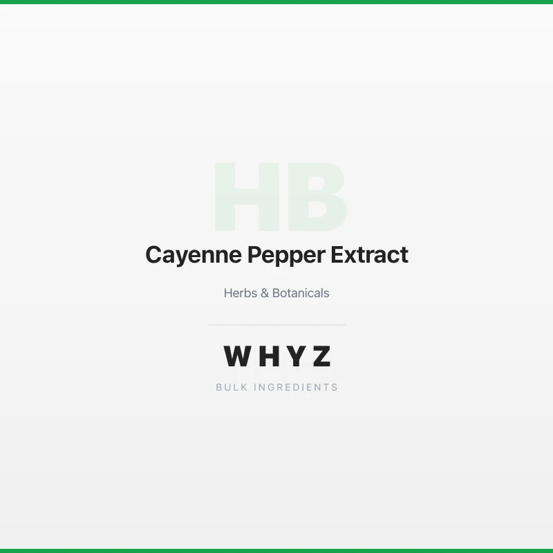 Cayenne Pepper Extract bulk powder