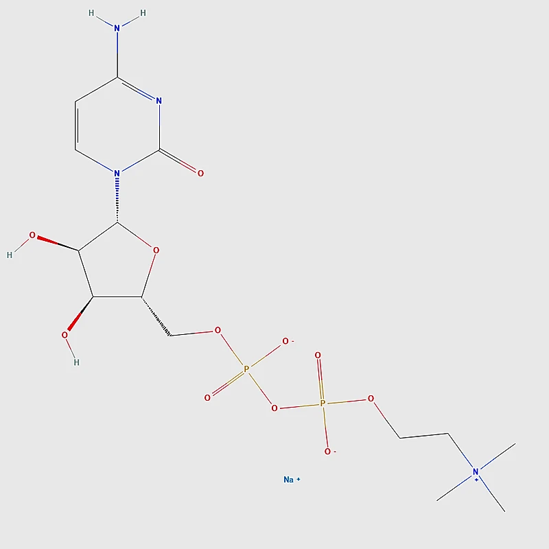 CDP Choline Sodium molecular structure