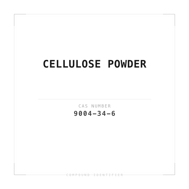 Cellulose Powder compound identifier