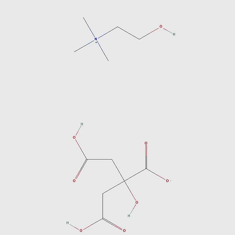 Choline Dihydrogen Citrate molecular structure
