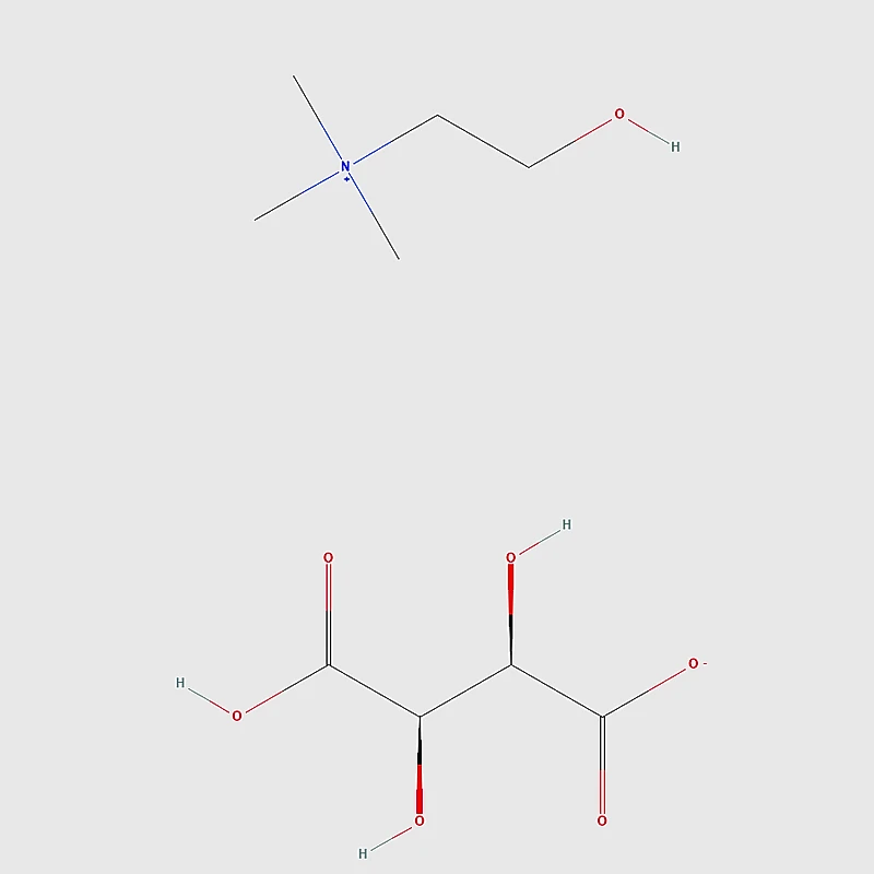Choline DL-Bitartrate molecular structure