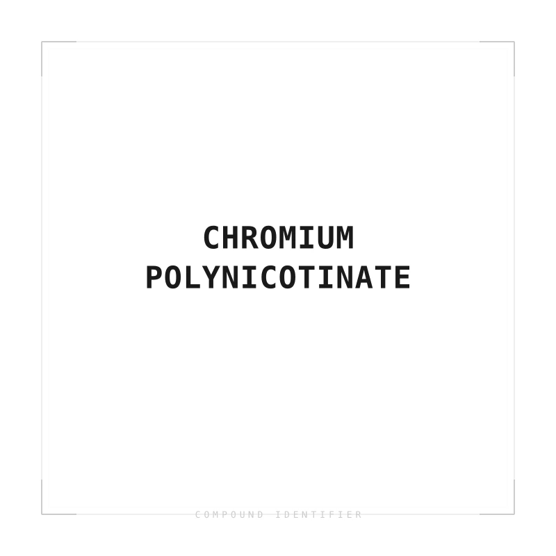 Chromium Polynicotinate compound identifier