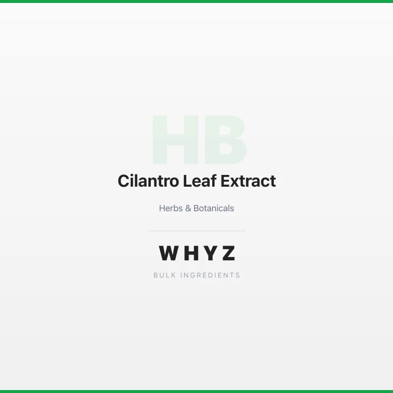 Cilantro Leaf Extract bulk powder