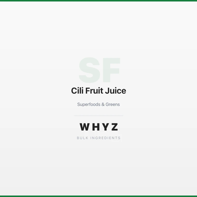 Cili Fruit Juice bulk powder