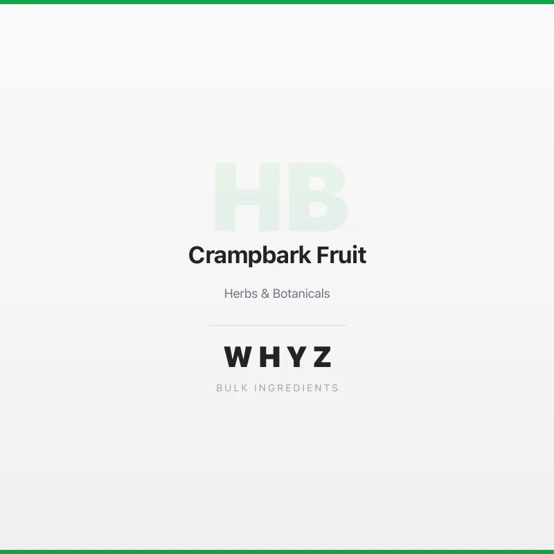 Crampbark Fruit bulk powder