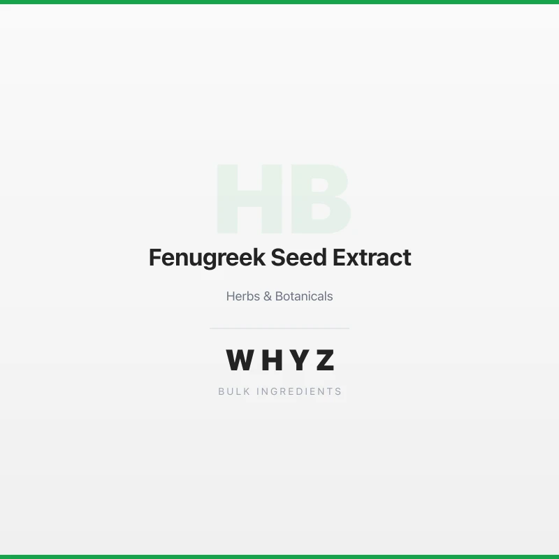 Fenugreek Seed Extract bulk powder