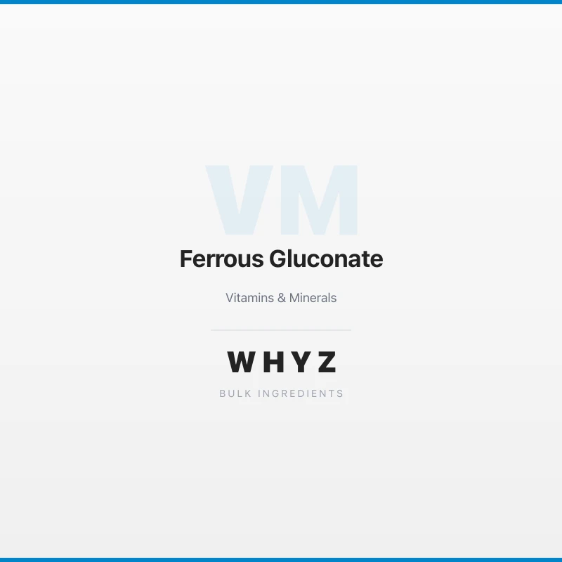 Ferrous Gluconate bulk powder