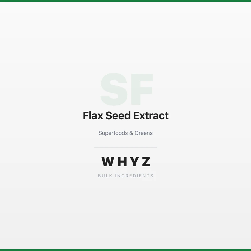 Flax Seed Extract bulk powder