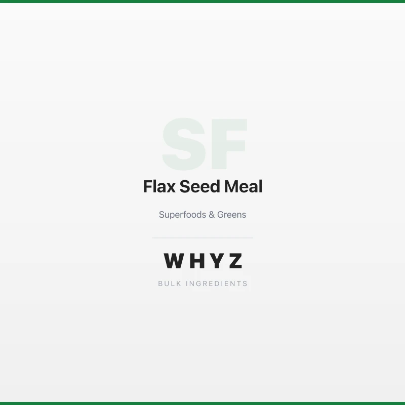 Flax Seed Meal bulk powder