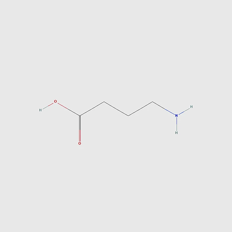 Gamma-aminobutyric acid molecular structure