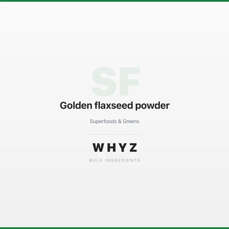 Golden flaxseed powder bulk powder