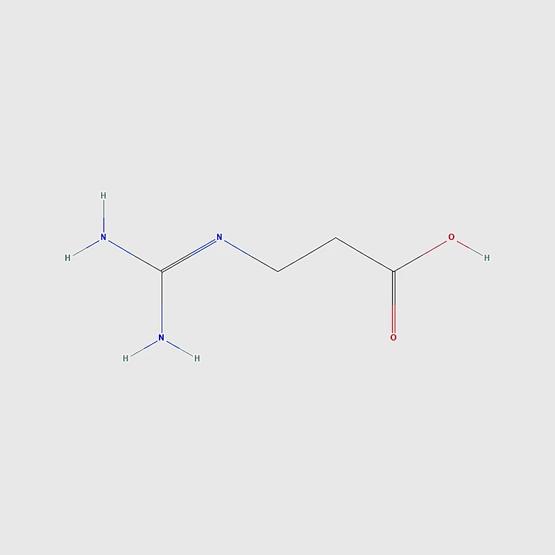 Guanidino Propionic Acid molecular structure