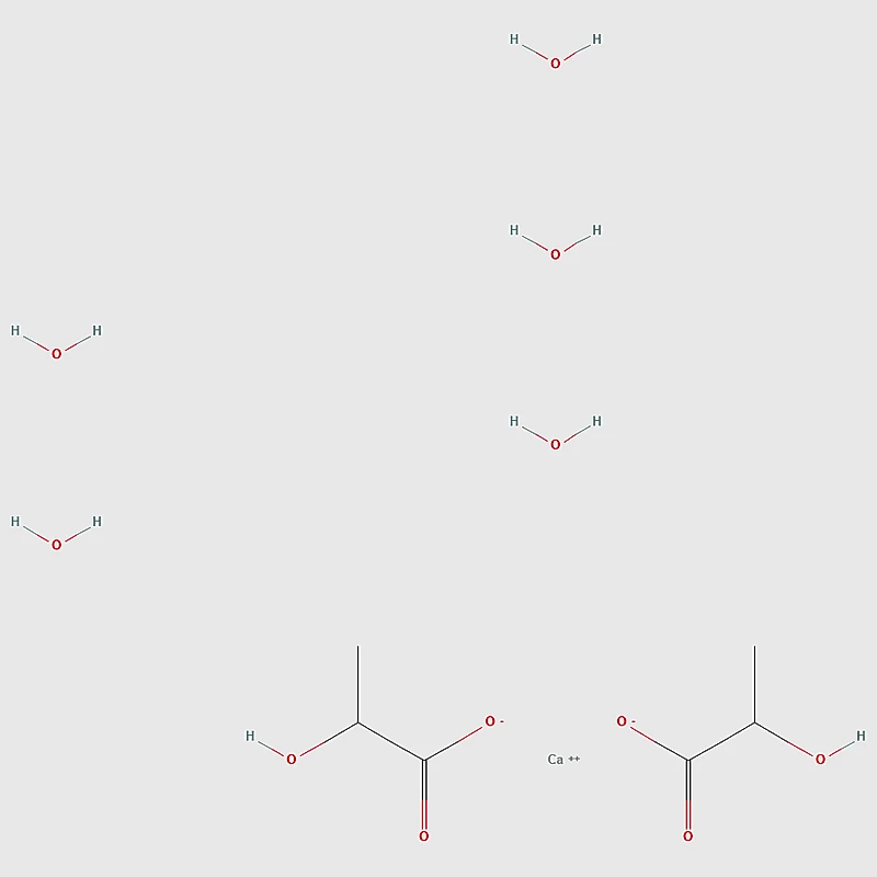 L-Calcium Lactate molecular structure