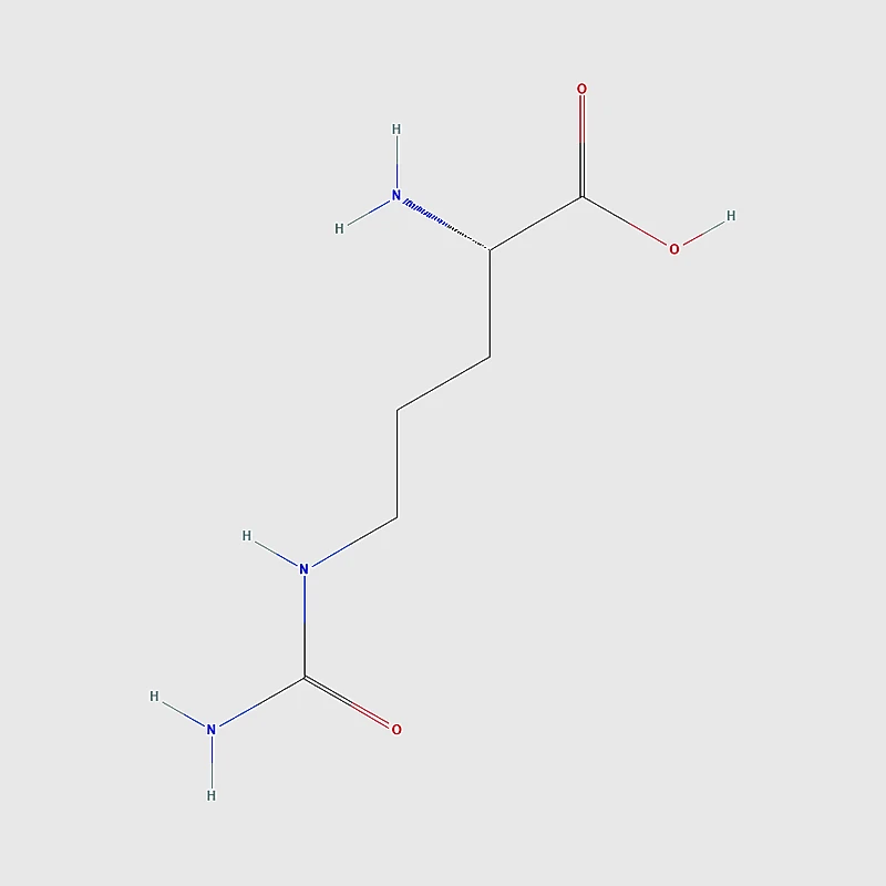 L-Citrulline molecular structure