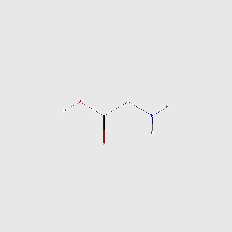 L-Glycine molecular structure