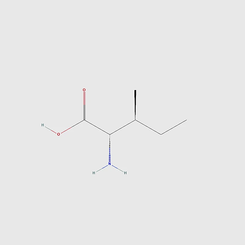 L-Isoleucine molecular structure