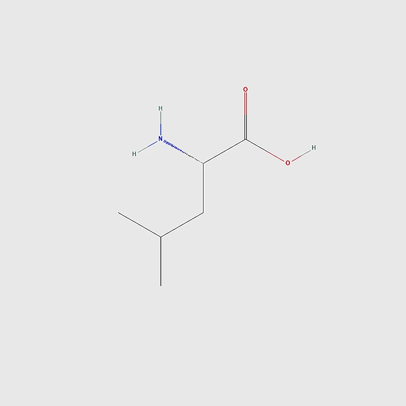 L-Leucine molecular structure