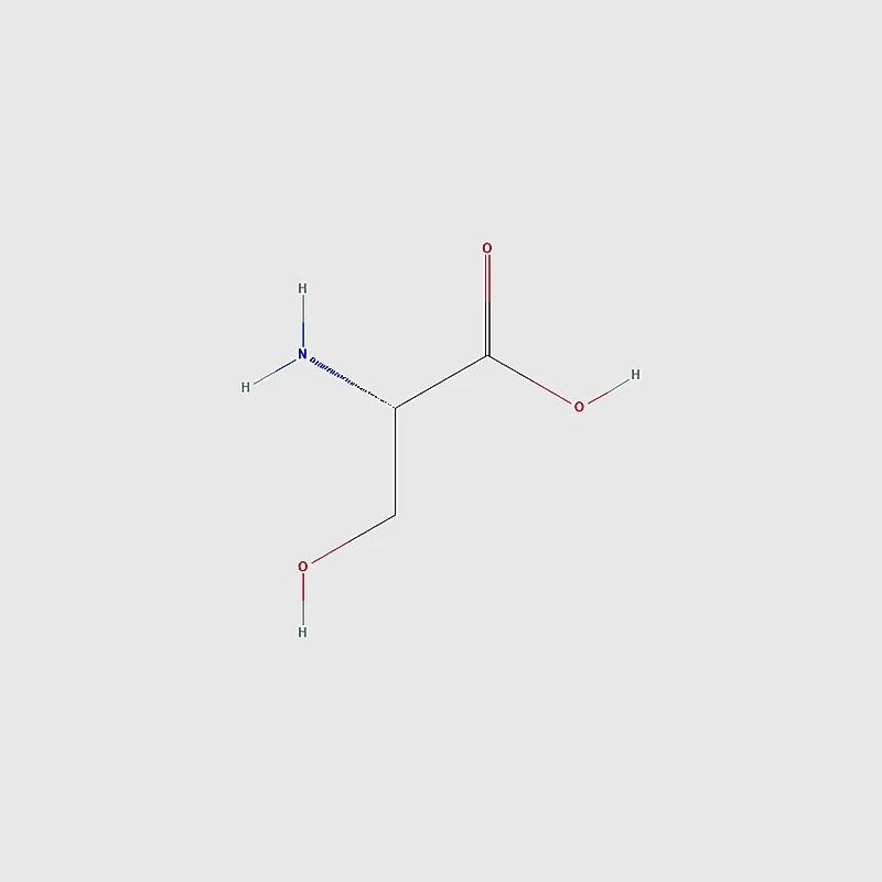 L-Serine molecular structure