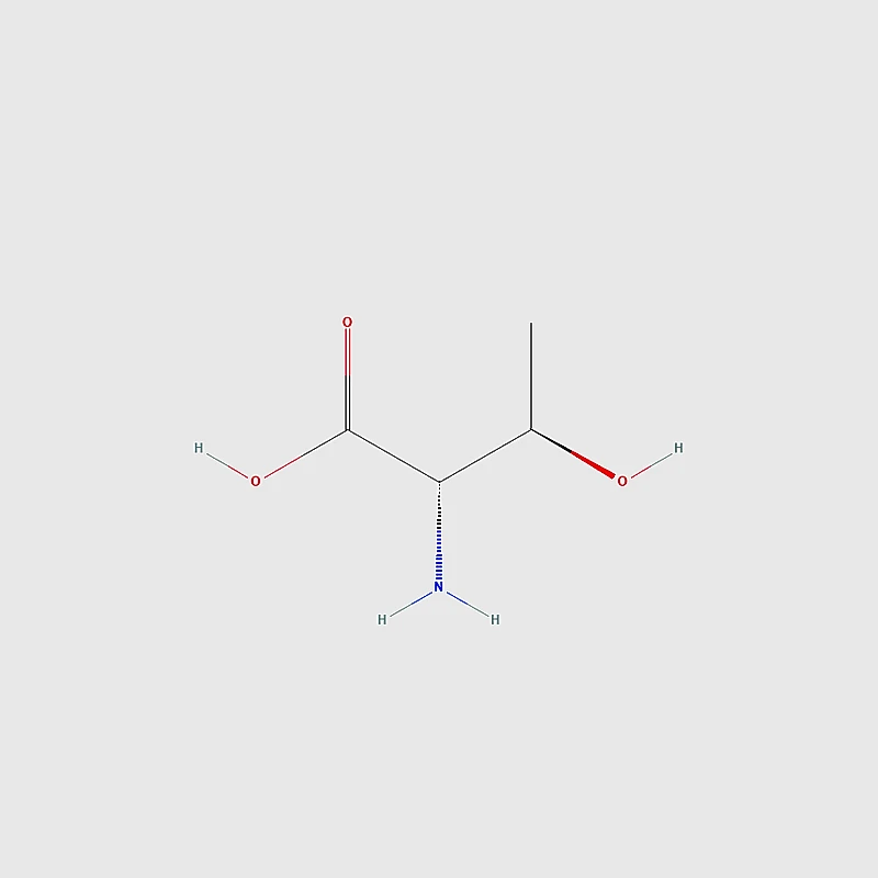 L-Threonine molecular structure