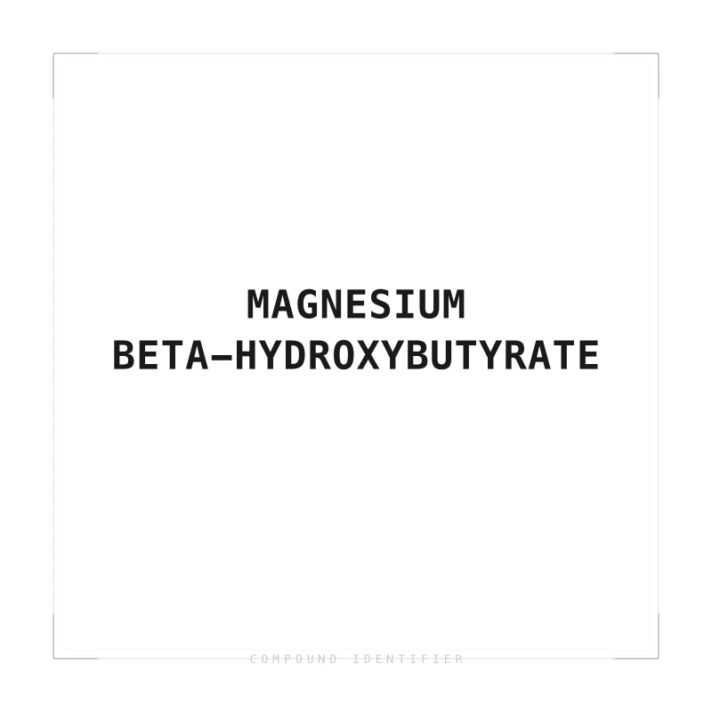 Magnesium Beta-Hydroxybutyrate compound identifier