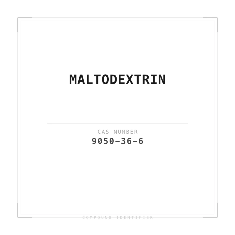 Maltodextrin compound identifier