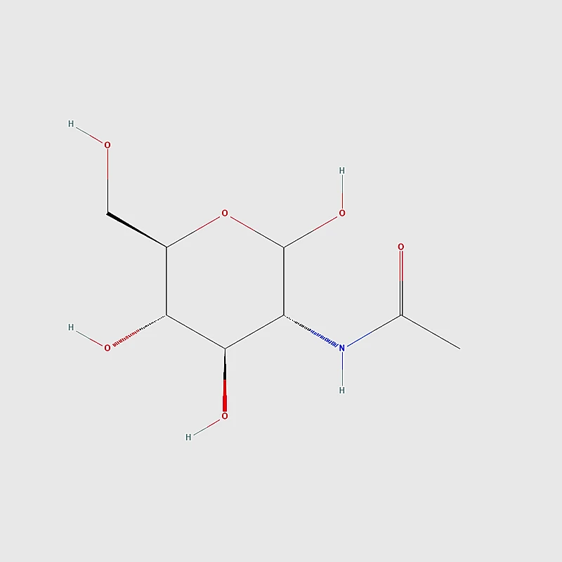 N-Acetyl-D-Glucosamine molecular structure