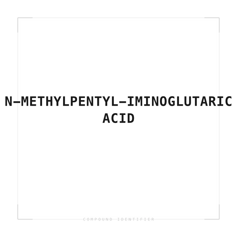 N-METHYLPENTYL-IMINOGLUTARIC ACID compound identifier