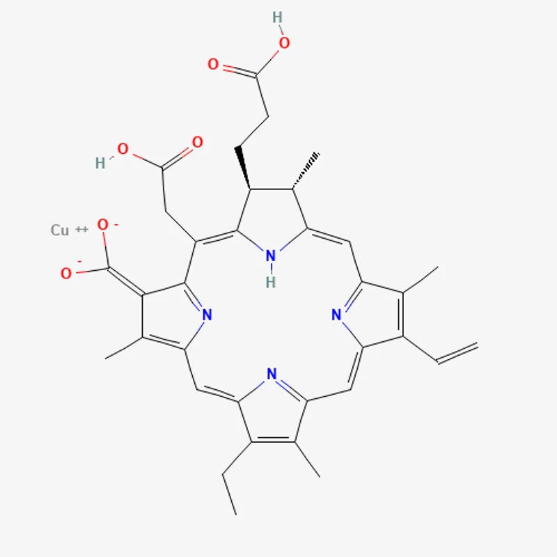 Sodium Copper Chlorophyllin molecular structure — WHYZ Bulk Ingredients