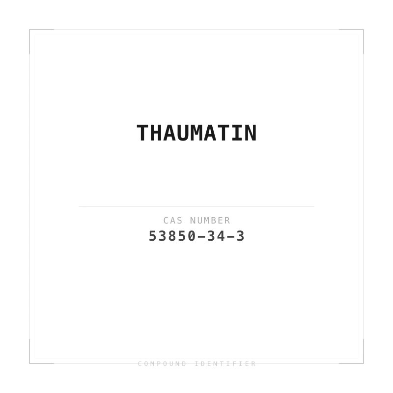 Thaumatin compound identifier
