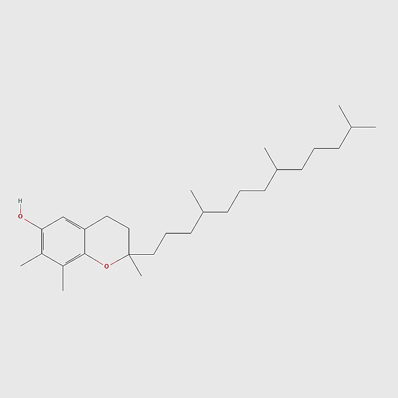 Tocopherols molecular structure